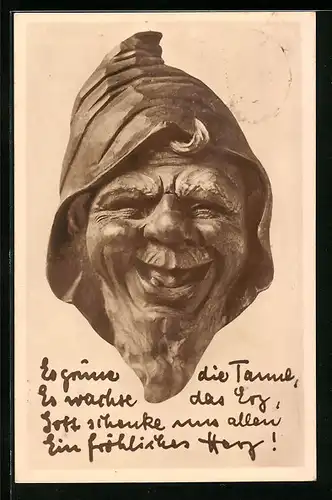 AK Holzschnitzerei Zwerg nach H. Seegebarth