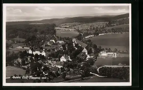 AK Salem, Ortsansicht vom Flugzeug aus