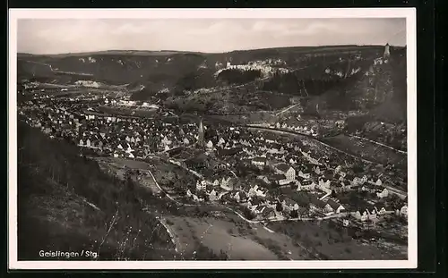 AK Geislingen /Stg., Ortsansicht aus der Vogelschau