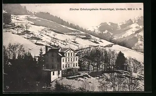 AK Urnäsch, Züricher Erholungsheim Rosenhügel