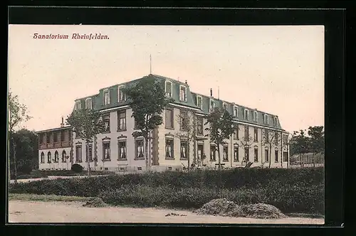 AK Rheinfelden, Blick zum Sanatorium