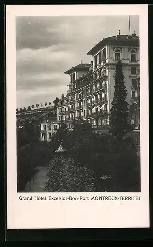 AK Montreux-Territet, Grand Hotel Excelsior-Bon-Port