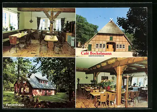 AK Oberhaverbeck, Cafe Bockelmann mit Ferienhaus