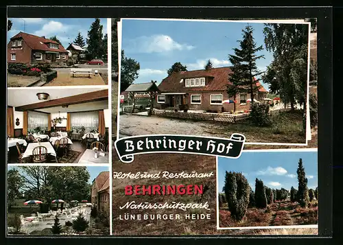 AK Behringen, Hotel-Restaurant Behringer Hof, Lüneburger Heide