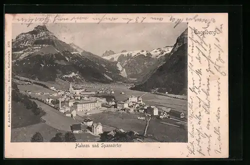 AK Engelberg, Teilansicht mit Hahnen und Spannörter