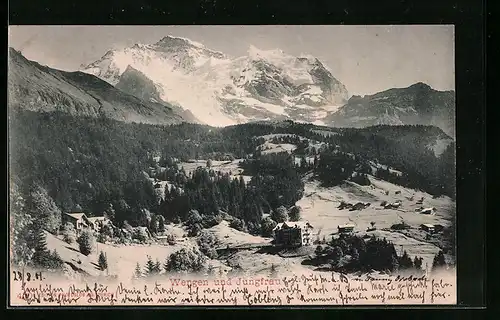 AK Wengen, Panorama mit Jungfrau