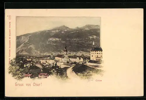 AK Chur, Teilansicht, Coire