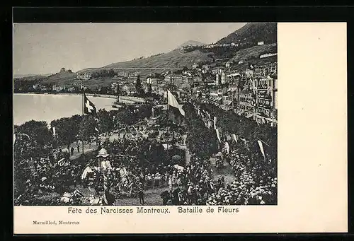 AK Montreux, Fête des Narcisses, Bataille de Fleurs