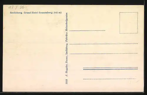AK Seelisberg, Grand Hotel Sonnenberg
