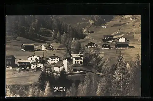 Foto-AK Davos, Glaris, Totalansicht