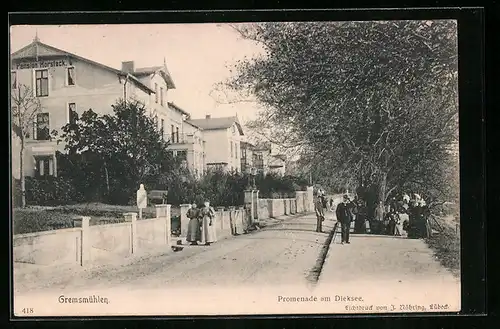 AK Gremsmühlen, Promenade am Dieksee