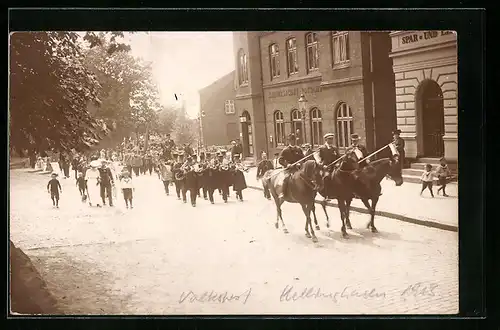 Foto-AK Kellinghusen, Volksfest 1913, Kaiserliches Postamt