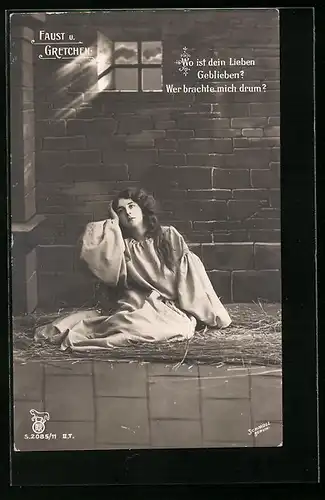 AK Faust und Gretchen, Gretchen sitzt im Kerker