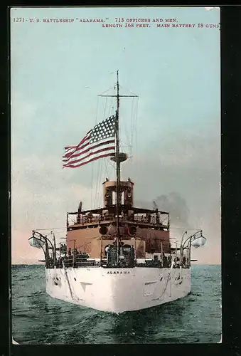 AK US Battleship Alabama, 713 Officer and Men