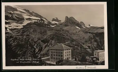 AK Engelberg, Hotel Trübsee mit Wendenstöcke