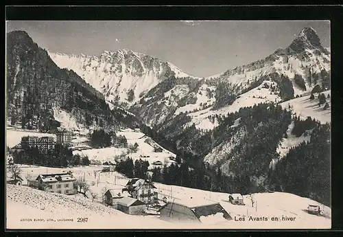 AK Les Avants, Les Avants en hiver
