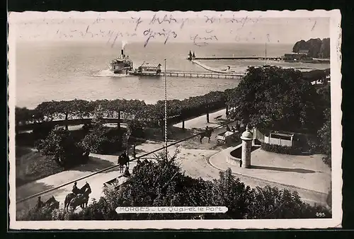 AK Morges, Le Quai et le Port