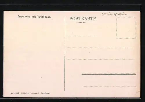 AK Engelberg, Gesamtansicht mit Juchlipass