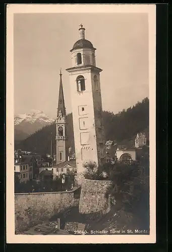 AK St. Moritz, Schiefer Turm