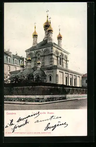 AK Genève, La Chapelle Russe
