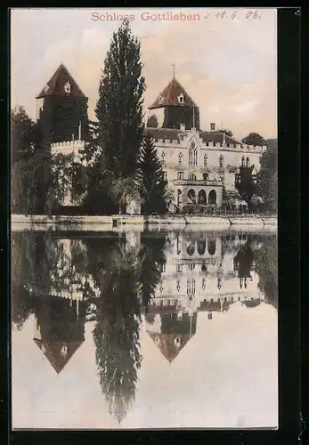 AK Gottlieben, Blick auf Schloss