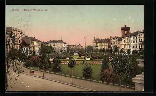 AK Cottbus, Kaiser Wilhelmplatz