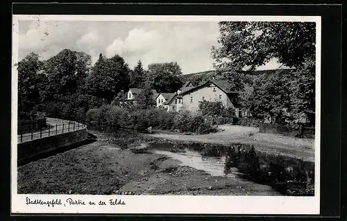 AK Stadtlengsfeld, Partie an der Felda