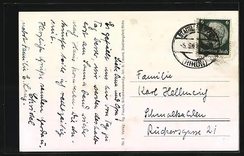 AK Stadtlengsfeld, Partie an der Felda