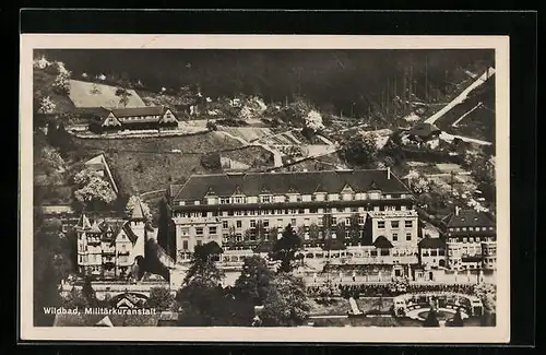 AK Wildbad, Blick auf Militärkuranstalt