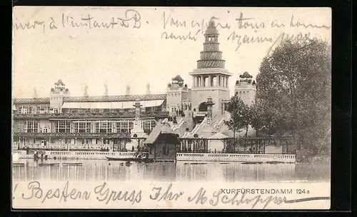 AK Berlin-Halensee, Blick auf den Luna-Park