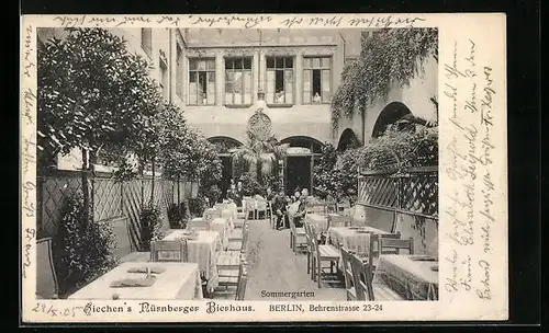 AK Berlin, Siechens Nürnberger Bierhaus, Behrenstr. 23-24