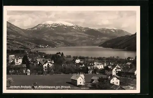 AK Seeboden am Millstättersee, Gesamtansicht mit Mirnock