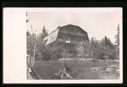 AK Hohe Wand, Alpengasthof Kohlröserlhaus, Inh.: F. u. M. Czerny jun.