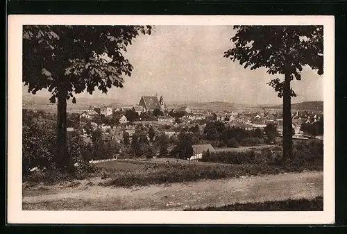 AK Eggenburg, Ortsansicht aus der Ferne