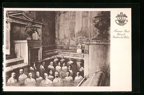 AK Baden bei Wien, Frauen-Bad, Innenansicht