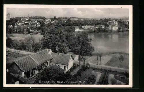 AK Allentsteig, Teilansicht mit Fluss