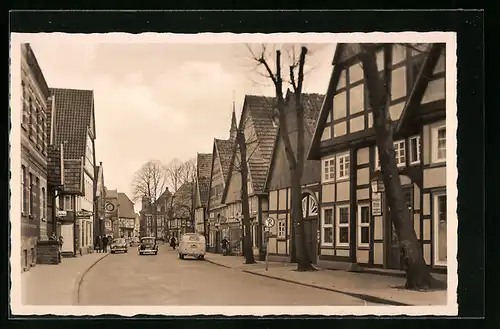 AK Reitberg i. W., Langestrasse mit Gasthaus und Geschäften