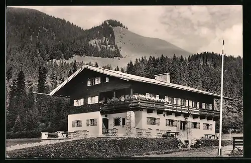 AK Schliersee, Gasthof Bergheim d. R. T. S. V. Neuaubing am Spitzingsee