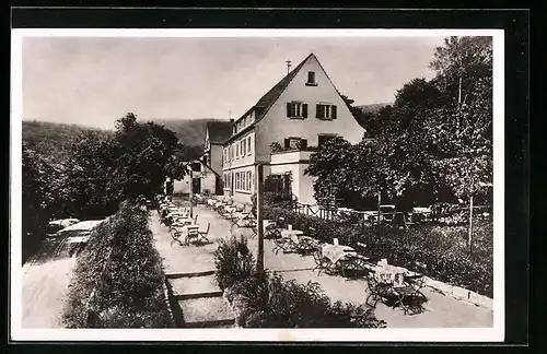 AK Neustadt a. d. Weinstrasse, Gasthaus Waldschlössel August Rahm