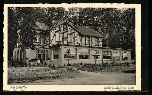 AK Bad Salzuflen, Gashaus Waldwirtschaft zur Loose