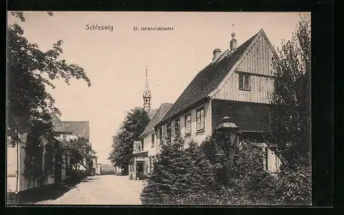 AK Schleswig, Ortspartie mit St. Johanniskloster