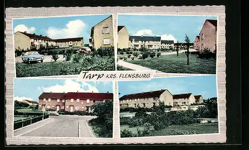 AK Tarp /Kr. Flensburg, Siedlungsbauten, Strassenpartien