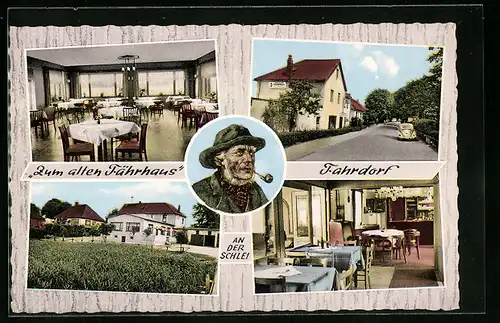 AK Fahrdorf /Schlei, Gasthof Zum alten Fährhaus