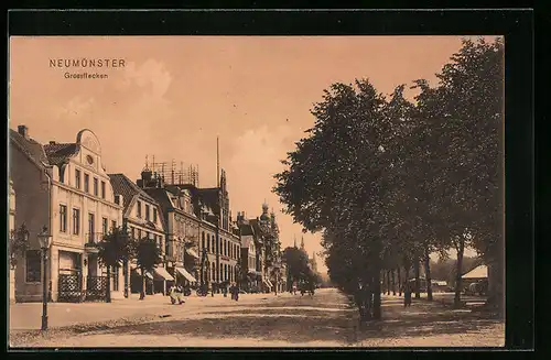AK Neumünster, Strassenpartie Grossflecken