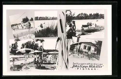 AK Plothen, Zeltjungendherberge Philipp Müller