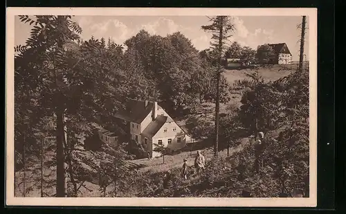 AK Ansprung i. Erzgeb., Gasthaus Hüttstattmühle