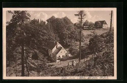 AK Ansprung i. Erzgeb., Gasthaus Hüttstattmühle