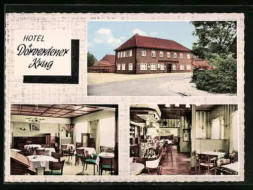 AK Dörverden a. d. Weser, Hotel Dörverdener Krug