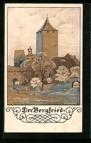 AK Rothenfels a. M., Der Bergfried