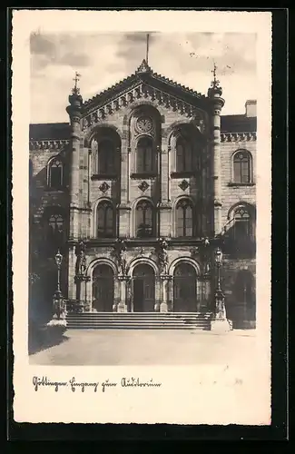 AK Göttingen, Eingang zum Auditorium